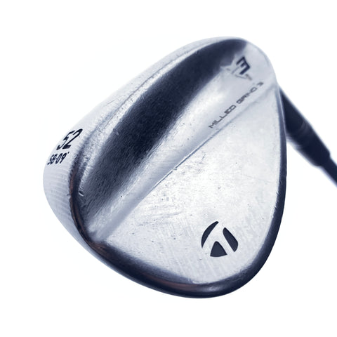 Used TaylorMade Milled Grind 3 Gap Wedge / 52.0 Degrees / Stiff Flex