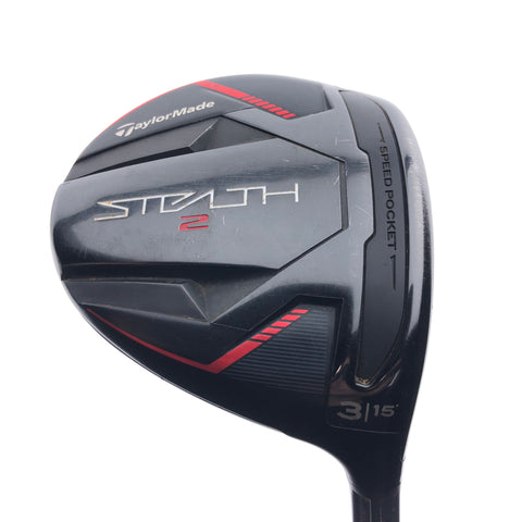 Used TaylorMade Stealth 2 3 Fairway Wood / 15.0 Degrees / Stiff Flex