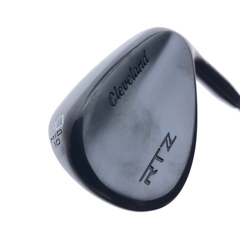 Used Cleveland RTZ Black Satin Gap Wedge / 50.0 Degrees / Wedge Flex