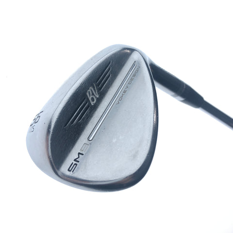 Used Titleist SM9 Tour Chrome Sand Wedge / 56.0 Degrees / X-Stiff Flex