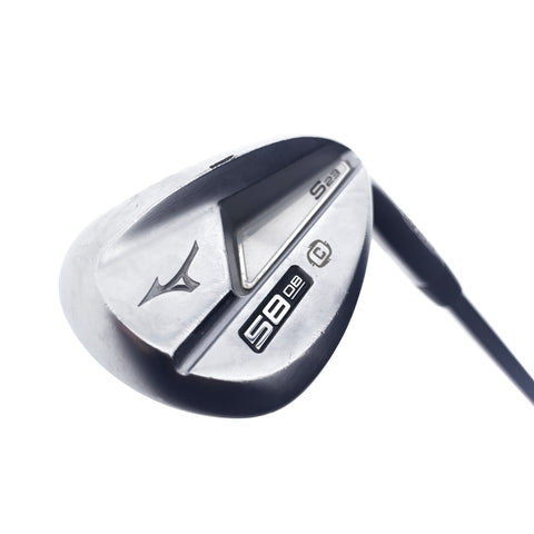 Used Mizuno S23 White Satin Lob Wedge / 58.0 Degrees / Wedge Flex