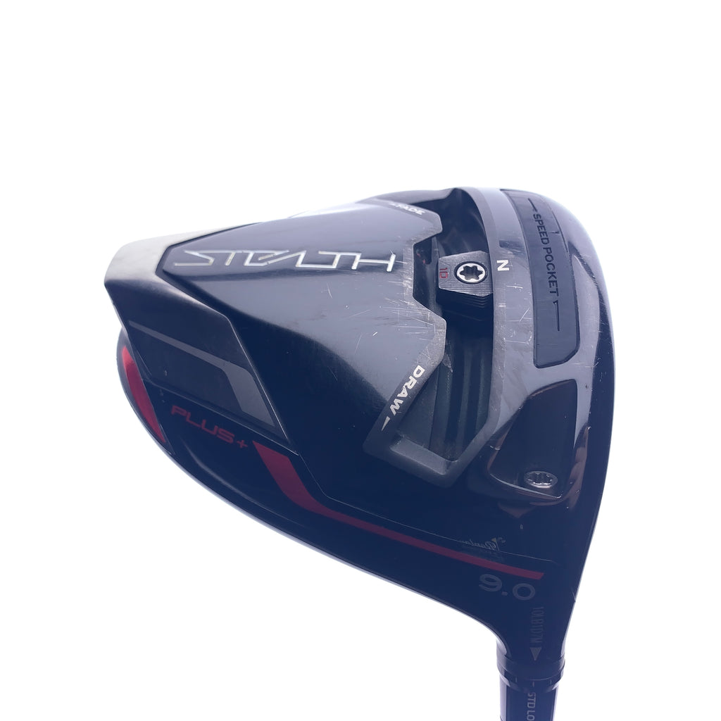 Used TaylorMade Stealth Plus Driver / 9.0 Degrees / Stiff Flex