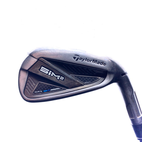 Used TaylorMade SIM2 MAX 6 Iron / 25.0 Degrees / Regular Flex