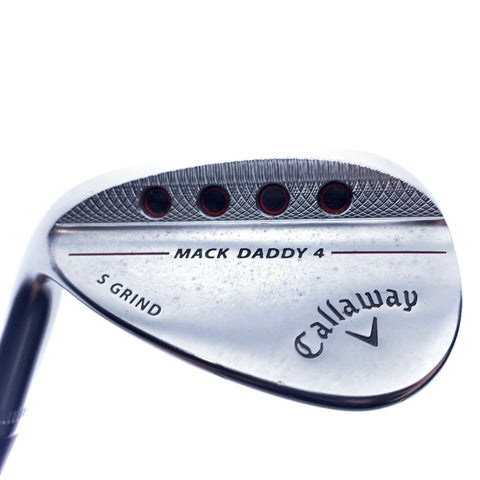 Used Callaway Mack Daddy 4 Chrome Sand Wedge/56.0 Degrees/Wedge Flex/Left-H