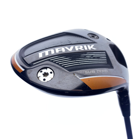 Used Callaway Mavrik Subzero Driver / 9.0 Degrees / Stiff Flex