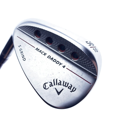 Used Callaway Mack Daddy 4 Chrome Sand Wedge/56.0 Degrees/Wedge Flex/Left-H