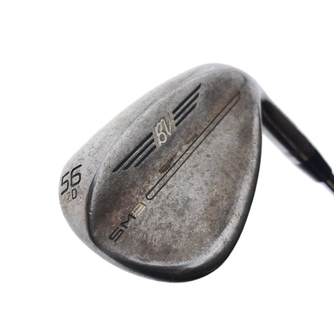 Used Titleist SM9 RAW Sand Wedge / 56.0 Degrees / Stiff Flex