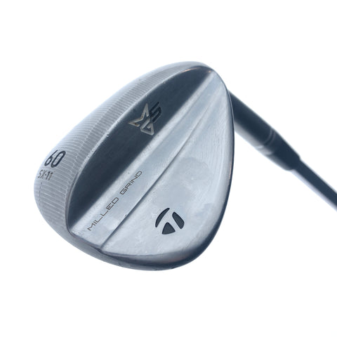 Used TaylorMade Milled Grind 5 Lob Wedge / 60.0 Degrees / Wedge Flex