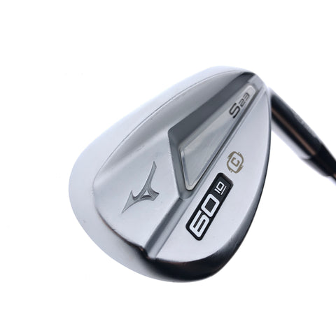 Used Mizuno S23 White Satin Lob Wedge / 60.0 Degrees / Wedge Flex