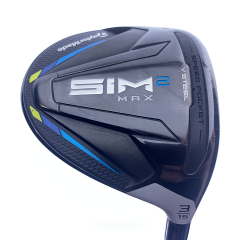 Used TaylorMade Sim2 Max 3 Fairway Wood / 15.0 Degrees / Stiff Flex
