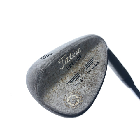 Used Titleist Vokey Spin Milled Lob Wedge / 60.0 Degrees / Stiff Flex