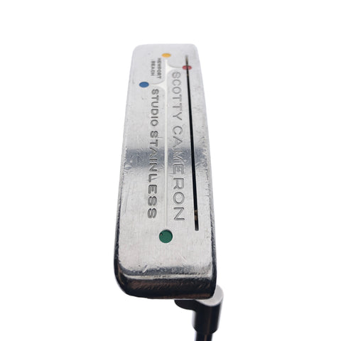 Used Scotty Cameron Studio Stainless Newport Beach Putter / 35.00 Inches