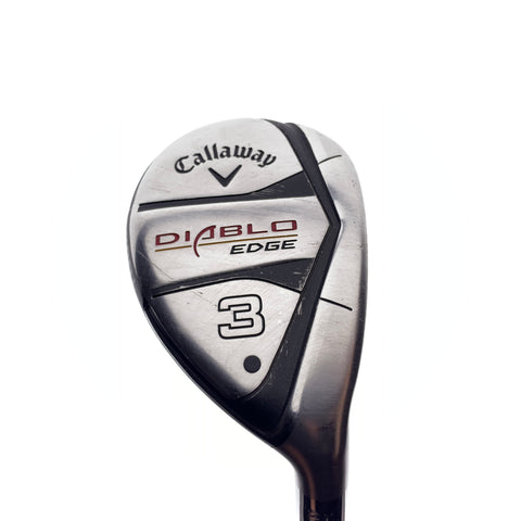 Used Callaway Diablo Edge Tour 3 Hybrid / 21.0 Degrees / Regular Flex