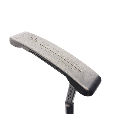 Used Scotty Cameron Pro Platinum Newport Mid Slant Putter / 35.00 Inches