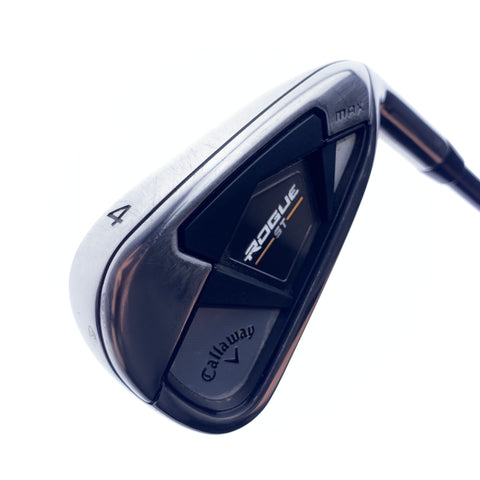 Used Callaway Rogue ST MAX 4 Iron / 18.5 Degrees / Regular Flex