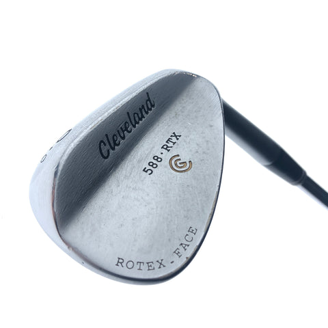 Used Cleveland 588 RTX Satin Chrome Gap Wedge / 50.0 Degrees / Wedge Flex