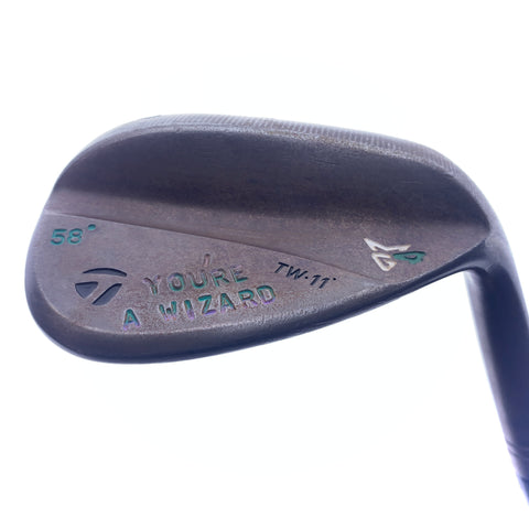 Used TOUR ISSUE TaylorMade Milled Grind 4 Raw Lob Wedge/60 Degrees/X-Stiff Flex