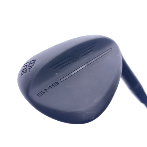 Used Titleist SM9 Jet Black Lob Wedge / 58.0 Degrees / Wedge Flex