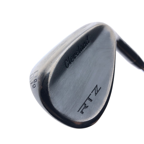Used Cleveland RTZ Black Satin Gap Wedge / 50.0 Degrees / X-Stiff Flex