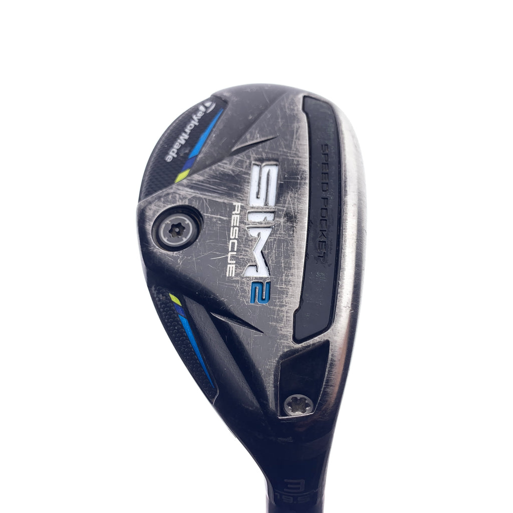 Used TaylorMade Sim2 Rescue 3 Hybrid / 19.5 Degrees / Stiff Flex