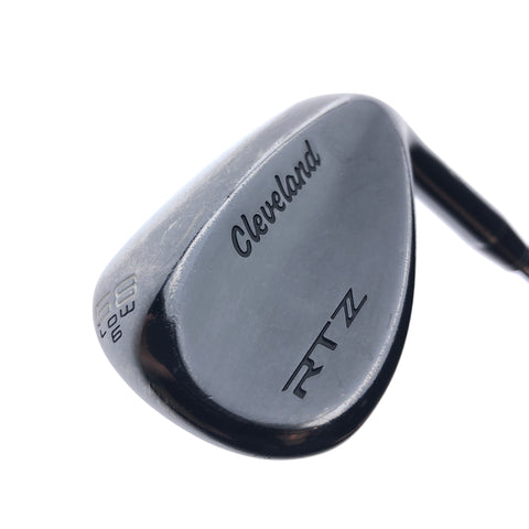 Used Cleveland RTZ Black Satin Lob Wedge / 58.0 Degrees / X-Stiff Flex