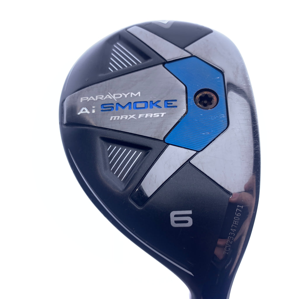 Used TOUR ISSUE Callaway Paradym Ai Smoke MAX Fast 6 Hybrid/27 Degrees/Ladies F