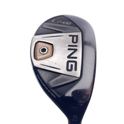Used Ping G400 5 Hybrid / 26.0 Degrees / Soft Reg Flex