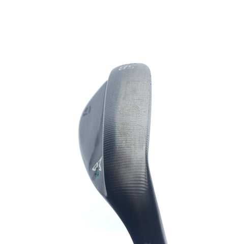 Used TaylorMade Milled Grind 4 Black Lob Wedge / 58.0 Degrees / Wedge Flex