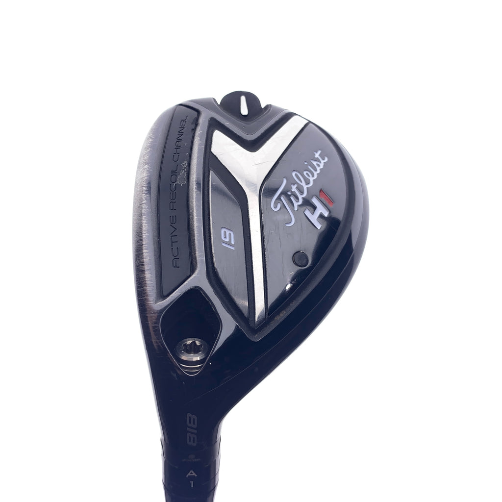 Used Titleist 818 H1 3 Hybrid / 19 Degrees / X-Stiff Flex / Left-Handed