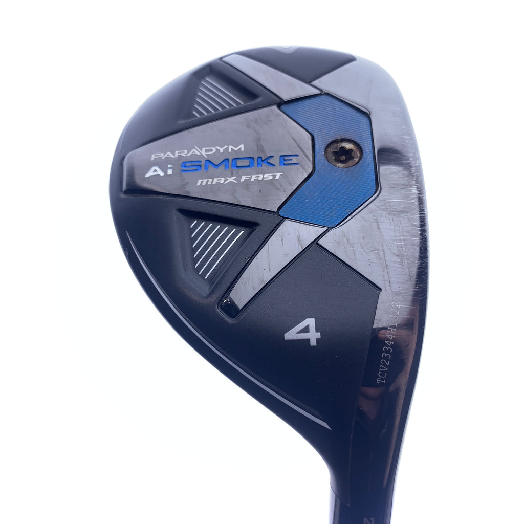 Used TOUR ISSUE Callaway Paradym Ai Smoke MAX Fast 4 Hybrid/21 Degrees/Ladies F