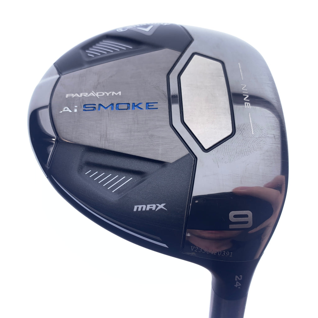 Used Callaway Paradym Ai Smoke MAX 9 Fairway Wood/24.0 Degrees/Senior Flex