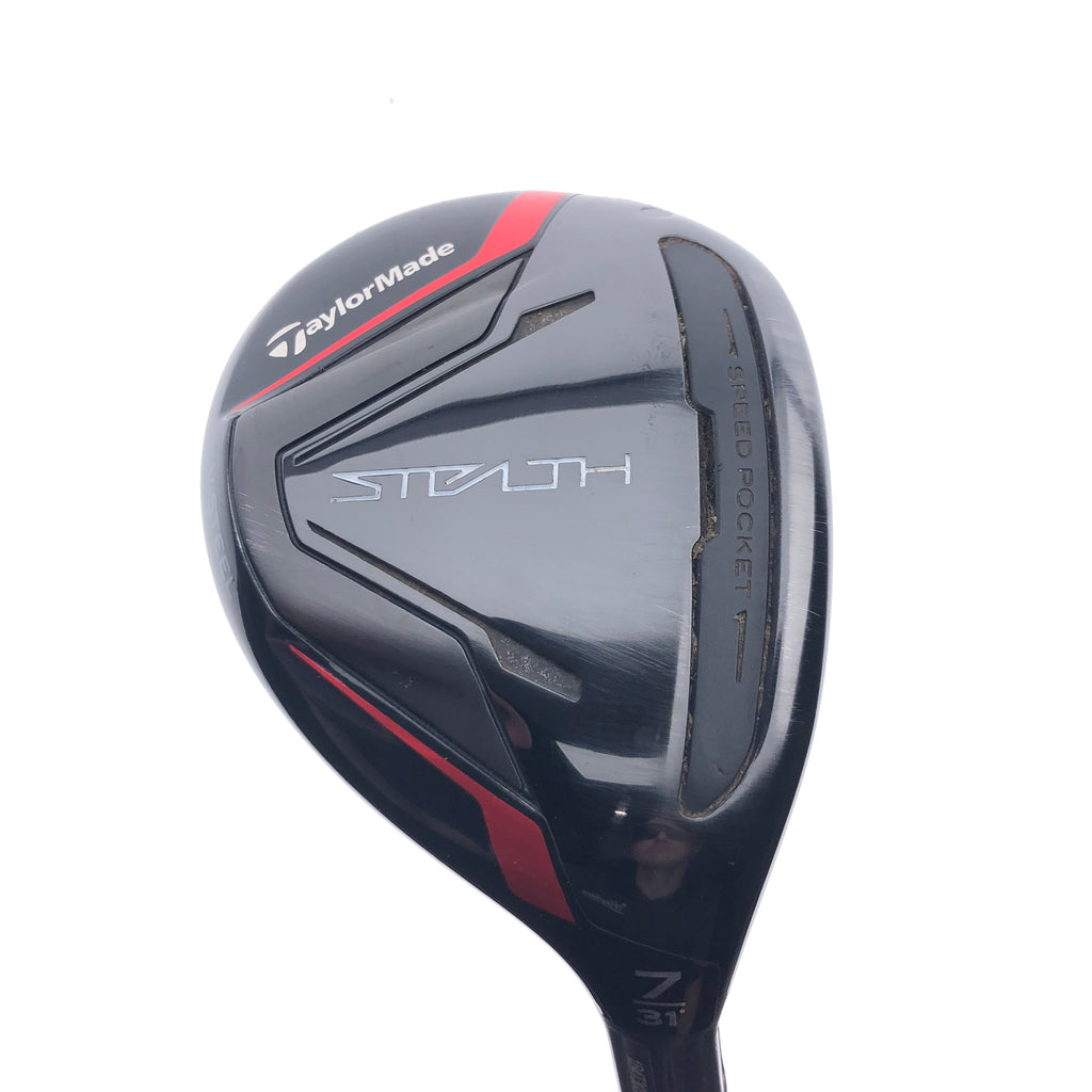 Used TaylorMade Stealth Rescue 7 Hybrid / 31.0 Degrees / A Flex