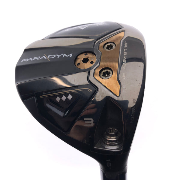Used Callaway Paradym Triple Diamond 3 Fairway Wood / 15 Degrees / Stiff Flex