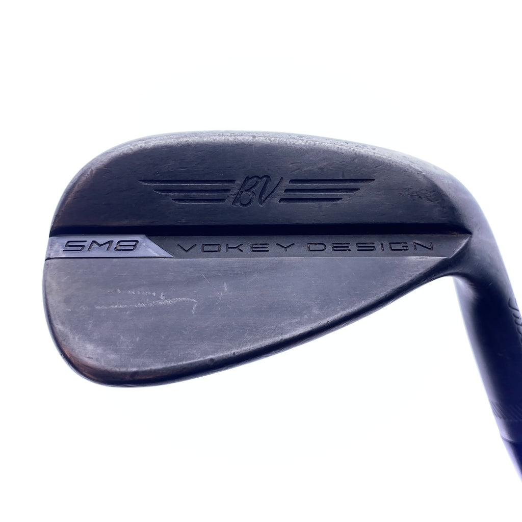 Used Titleist Vokey SM8 Jet Black Pitching Wedge / 48.0 Degrees / Wedge Flex