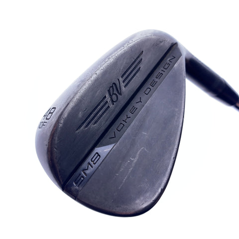 Used Titleist Vokey SM8 Jet Black Pitching Wedge / 48.0 Degrees / Wedge Flex