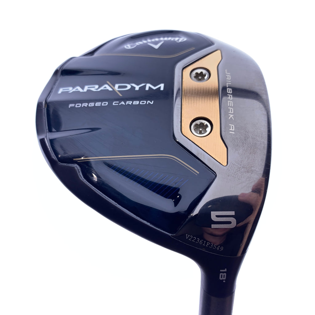Used Callaway Paradym 5 Fairway Wood / 18.0 Degrees / Regular Flex