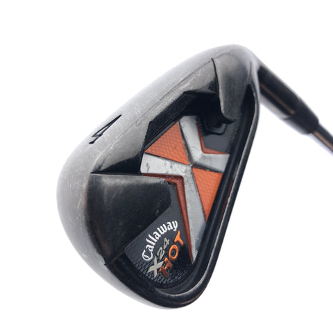 Used Callaway X-24 Hot 4 Iron / 22.0 Degrees / Uniflex Flex