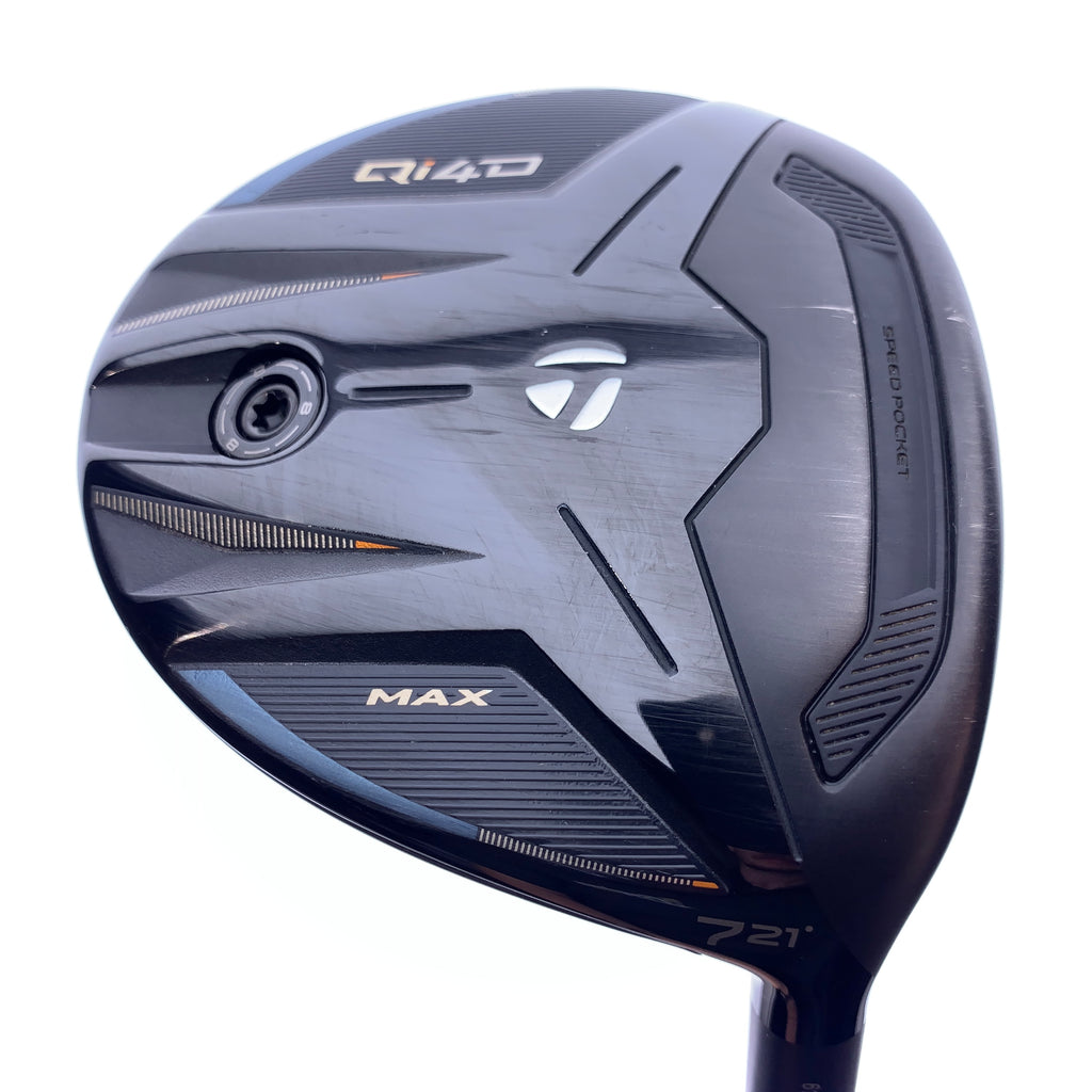 Used TaylorMade Qi4D Max 7 Fairway Wood / 21.0 Degrees / Stiff Flex