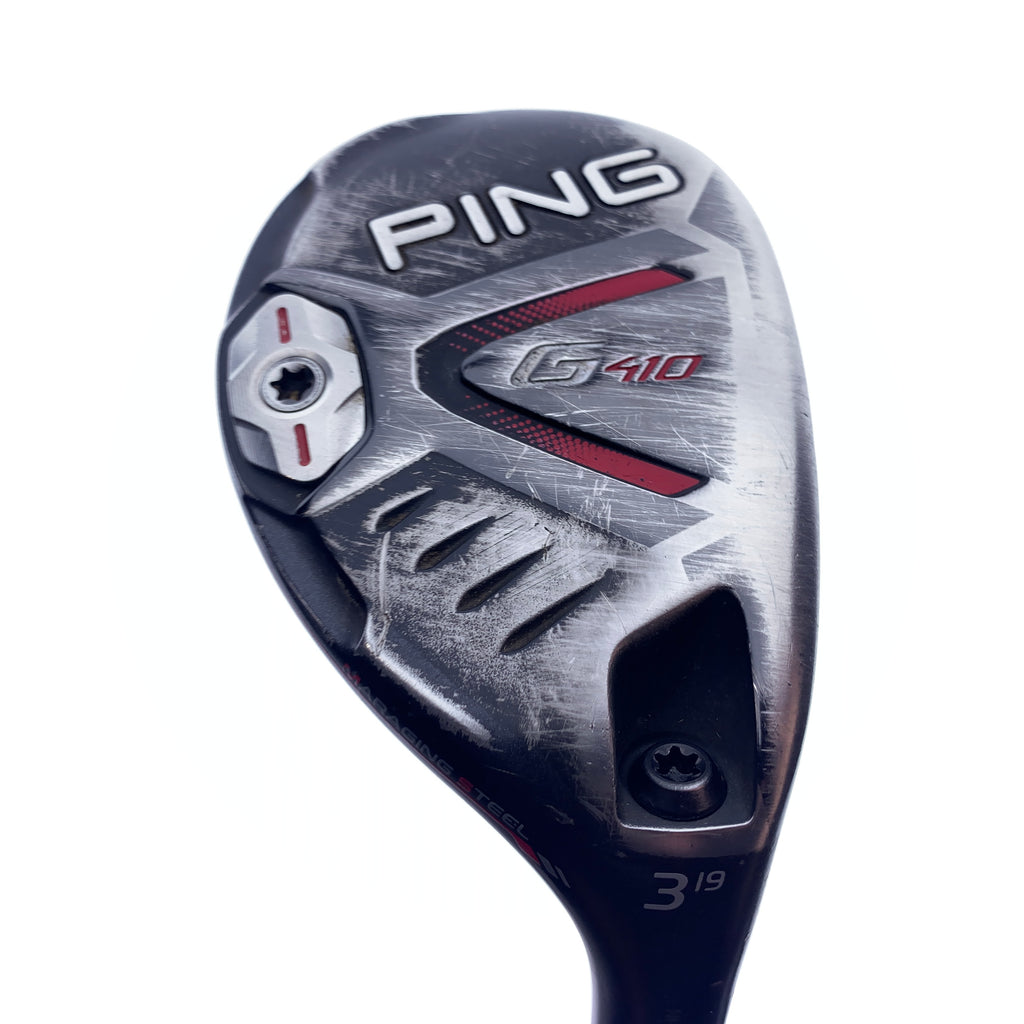 Used Ping G410 3 Hybrid / 19.0 Degrees / Stiff Flex