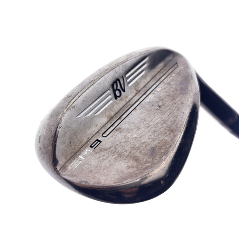 Used Titleist SM9 Brushed Steel Lob Wedge / 60.0 Degrees / Wedge Flex