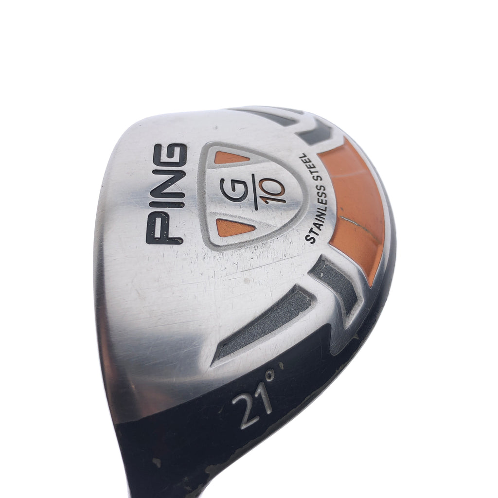 Used Ping G10 4 Hybrid / 21.0 Degrees / Stiff Flex / Left-Handed