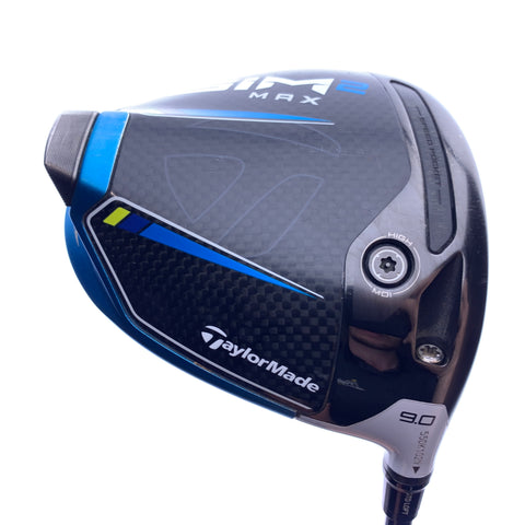 Used TaylorMade Sim2 Max Driver / 9.0 Degrees / Stiff Flex