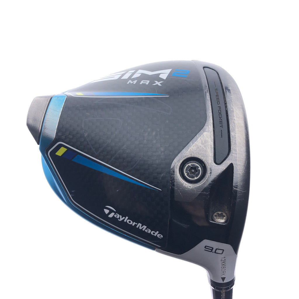 Used TaylorMade Sim2 Max Driver / 9.0 Degrees / Stiff Flex