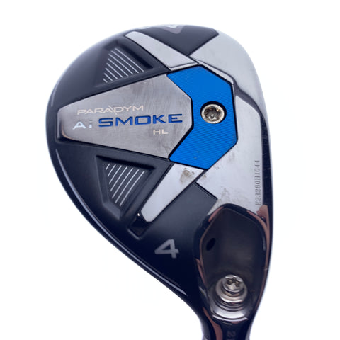 Used Callaway Paradym Ai Smoke HL 4 Hybrid / 21.0 Degrees / Regular Flex