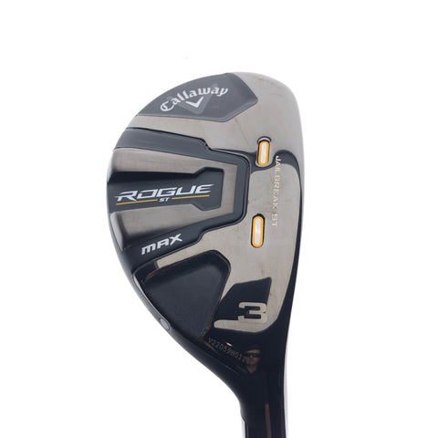 Used Callaway Rogue ST MAX 3 Hybrid / 18.0 Degrees / Stiff Flex