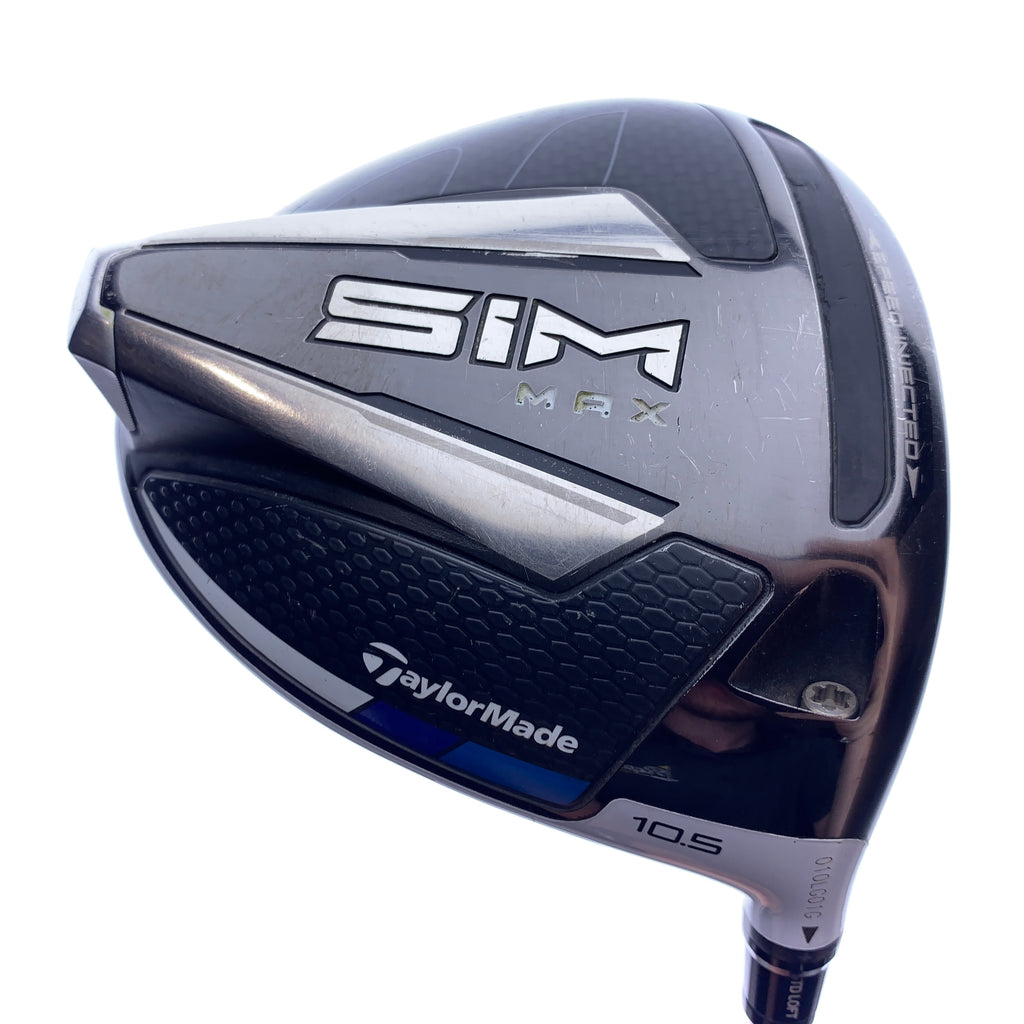 Used TaylorMade SIM Max Driver / 10.5 Degrees / Regular Flex