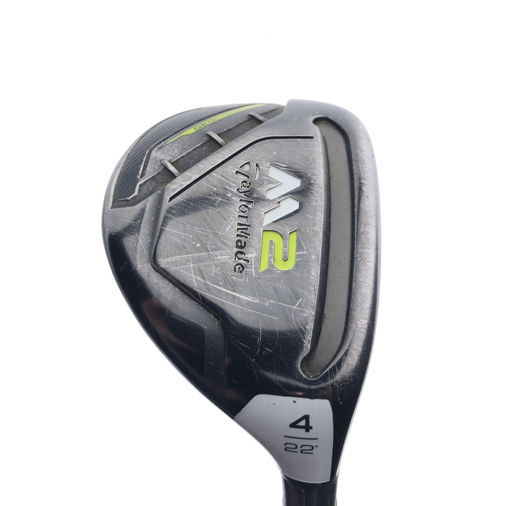 Used TaylorMade M2 2017 4 Hybrid / 22.0 Degrees / Regular Flex