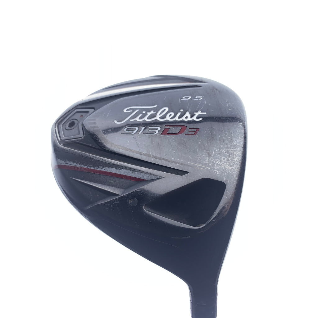 Used Titleist 913 D3 Driver / 9.5 Degrees / Stiff Flex