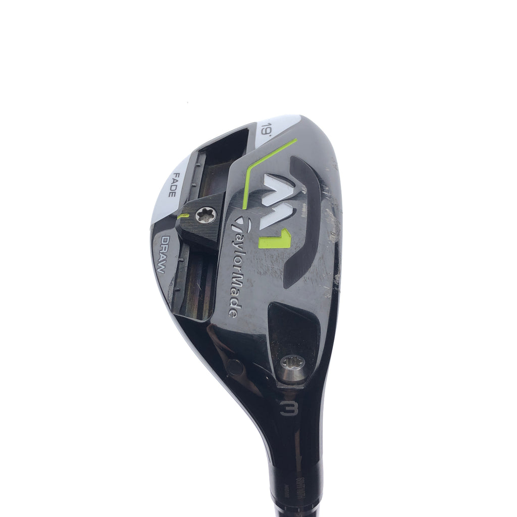 Used TaylorMade M1 2017 3 Hybrid / 19.0 Degrees / Stiff Flex