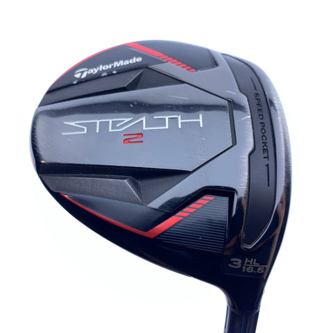 Used TaylorMade Stealth 2 3  HL Fairway Wood / 16.5 Degrees / Regular Flex